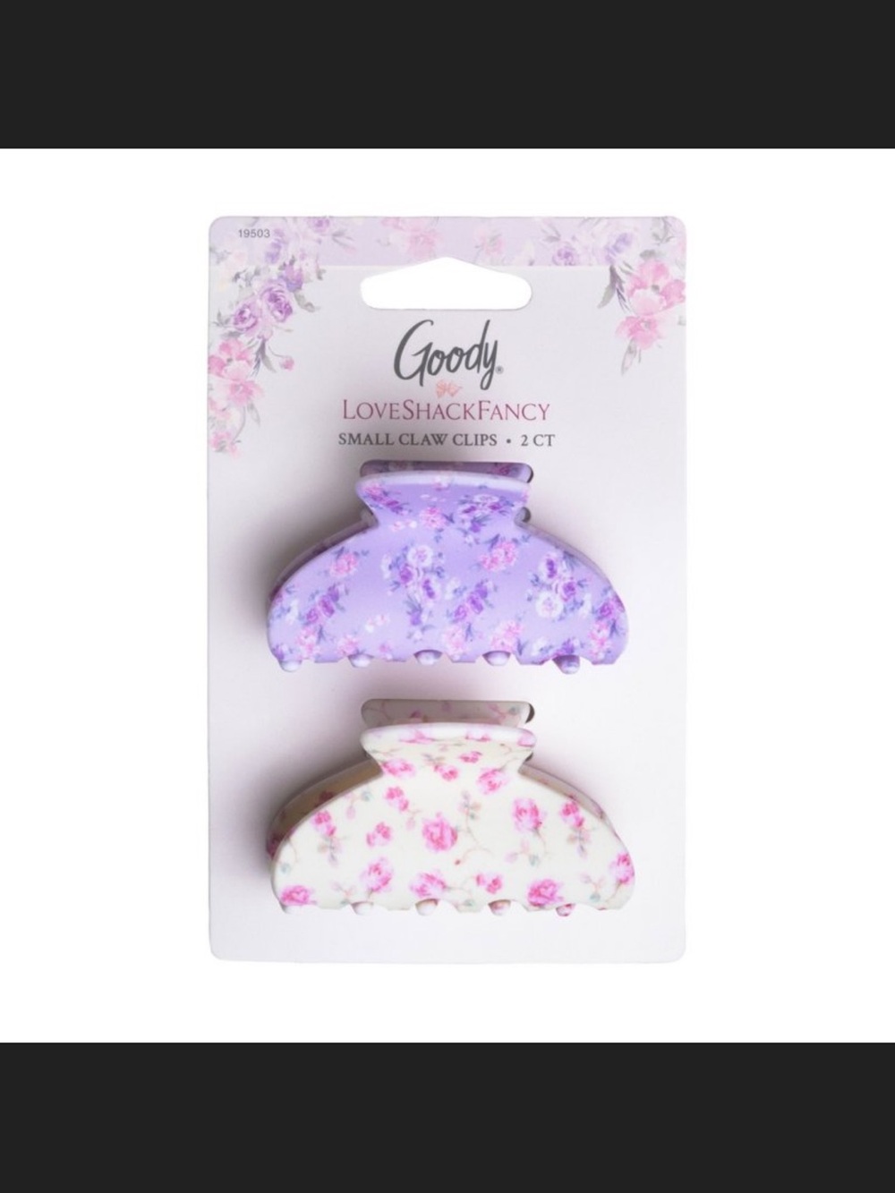NWT LoveShackFancy x Target Small Claw Clips 2CT Hibiscus. Sold Out Online!